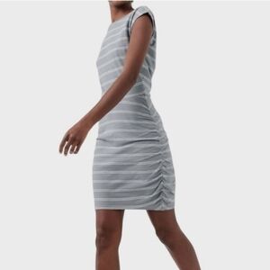 NWT Pact Stripe T Shirt Easy Day To Night Rushed Dress Organic Cotton XS